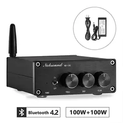 امپلی فایر بلوتوث 200 وات استریو کلاس Nobsound Mini 200 W (100 W x 2) Bluetooth 4.2 TPA3116 Digital Amplifier HiFi Stereo Class D - فروشگاه اینترنتی آر پی جی کالا | RPG Kala