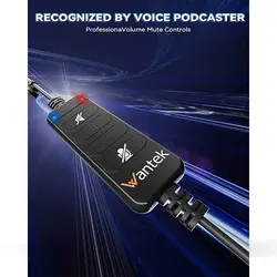 هدست مکالمه وانتک میکروفون حذف نویز برای مکالمات شفاف Wantek Corded USB Headsets Mono UC600 - فروشگاه اینترنتی آر پی جی کالا | RPG Kala