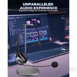هدست مکالمه وانتک میکروفون حذف نویز برای مکالمات شفاف Wantek Corded USB Headsets Mono UC600 - فروشگاه اینترنتی آر پی جی کالا | RPG Kala