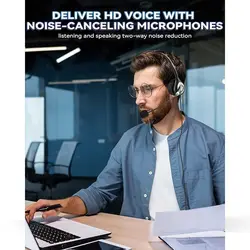 هدست مکالمه وانتک میکروفون حذف نویز برای مکالمات شفاف Wantek Corded USB Headsets Mono UC600 - فروشگاه اینترنتی آر پی جی کالا | RPG Kala