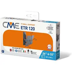 براکت دیواری مانیتور و تلوزیون از 14 تا 32 اینچ ملیکونی ایتالیا Meliconi CME ETR120 - فروشگاه اینترنتی آر پی جی کالا | RPG Kala