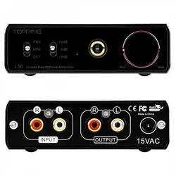 آمپلی فایر هدفون و پری آمپ تاپینگ TOPPING Headphone Amplifier Preamplifier Black L30 - فروشگاه اینترنتی آر پی جی کالا | RPG Kala