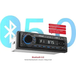 رادیو پخش ماشین بلوتوث رم خور ieGeek RDS 4X60W USB/AUX in/MP3/FLAC/WMA/WAV/SD/AM MP3 Player - فروشگاه اینترنتی آر پی جی کالا | RPG Kala