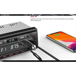 رادیو پخش ماشین بلوتوث رم خور ieGeek RDS 4X60W USB/AUX in/MP3/FLAC/WMA/WAV/SD/AM MP3 Player - فروشگاه اینترنتی آر پی جی کالا | RPG Kala