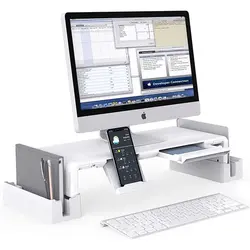 پایه مانیتور ارگونومیک با قابلیت ذخیره سازی 50 کیلوگرم بار برای i'Mac MiiKARE - فروشگاه اینترنتی آر پی جی کالا | RPG Kala