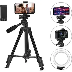 سه پایه جمع و جور و مستحکم سبک وزن برای دوربین فیلمبرداری DSLR تلفن همراه گوپرو با کیف حمل Weifeng - فروشگاه اینترنتی آر پی جی کالا | RPG Kala