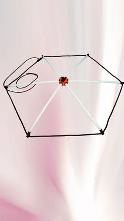 لوپ فلزیاب پالسی ۱ متری چتری  سبک