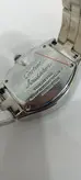 ساعت مچی مردانه و زنانه برند کارتیر سه موتوره فعال ضد آب در حد بند فلزی استیل در رنگ نقره ای و صفحه مشکی رنگ