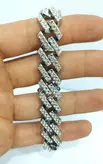 دستبند پسرانه و دخترانه فول نگین برند کارتیر رنگ نقره