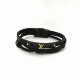 دستبند چرم سه لاین برند ایکس وای xy