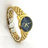 ساعت برند سیتیزن citizen vip دخترانه و زنانه موتور ژاپن رنگ طلایی