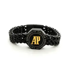 دستبند پسرانه برند اپل رنگ مشکی