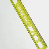 خط کش 30 سانت شابلون دار