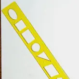 خط کش 30 سانت شابلون دار