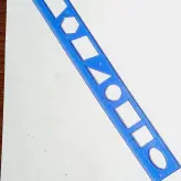 خط کش 30 سانت شابلون دار