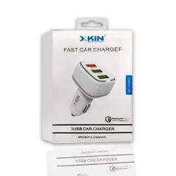 شارژر فندکی XKIN مدل XK-CAR05همراه با کابل تایپ سی