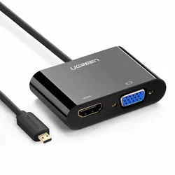 تبدیل Micro HDMI به HDMI و VGA یوگرین مدل 30355 MM115