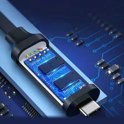 کابل تبدیل Type-C به Rj45 یوگرین CM204 80186