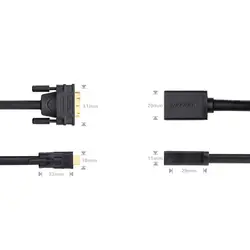 تبدیل DVI-D به HDMI یوگرین مدل 20118