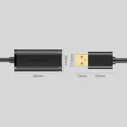 کابل افزایش طول USB اکتیو یوگرین مدل US121 10319 طول 5 متر