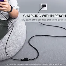 کابل افزایش طول USB یوگرین مدل US103 10318 طول 5 متر