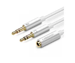 کابل صدا 2 به 1 یوگرین مدل AV140 10790 طول 20 سانتی متر