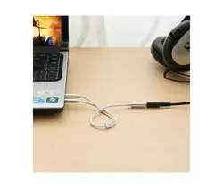 کابل صدا 2 به 1 یوگرین مدل AV140 10790 طول 20 سانتی متر