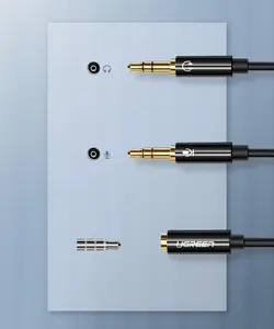 کابل صدا 2 به 1 یوگرین مدل AV140 20899 طول 20 سانتی متر