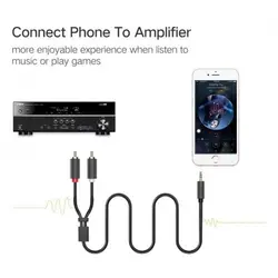 کابل صدا 1 به 2 یوگرین مدل AV102 10511 طول 1.5 متر