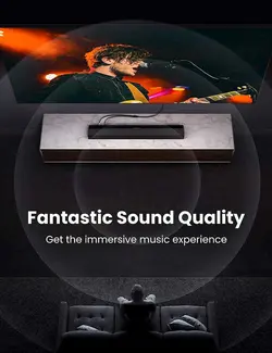 کابل صدا 1 به 2 یوگرین مدل AV116 10583 طول 1.5 متر