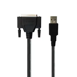 کابل تبدیل USB به پارالل 25پین وی نت مدل V-CU202515 طول 1.5 متر