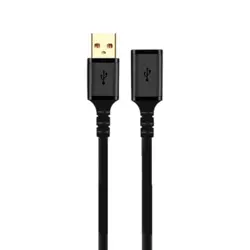 کابل افزایش طول USB 2.0 کی نت پلاس مدل KP-CUE2030 طول 3 متر