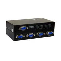 دیتا سوئیچ دستی 4 پورت VGA وی نت مدل V-SWVGAM04