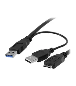 کابل هارد USB 3.0 همراه پورت تقویت کننده USB 2.0 فرانت مدل FN-U3CY02