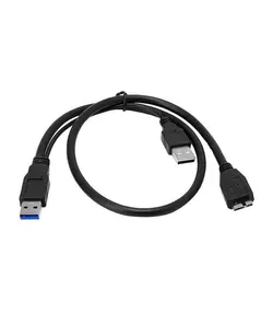 کابل هارد USB 3.0 همراه پورت تقویت کننده USB 2.0 فرانت مدل FN-U3CY02