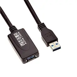 کابل افزایش طول USB 3.0 فرانت مدل FN-U3CF100 به طول 10 متر + آداپتور
