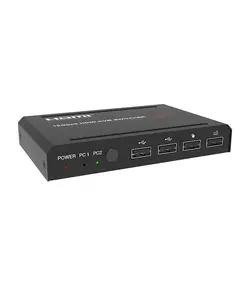 کی وی ام سوئیچ 2 پورت HDMI فرانت مدل FN-K221