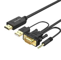 مبدل VGA به HDMI لنشن CB-VC-VpaH-P1 طول 2 متر