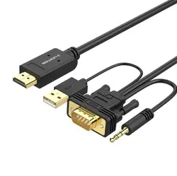 مبدل HDMI به VGA لنشن CB-VC-HpVa-P1 طول 2 متر