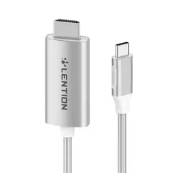 کابل تبدیل USB-C به HDMI لنشن CU707 طول 1.8متر