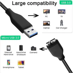 کابل هارد USB 3.0 Micro B تی سی تی TC-U3CM12 طول 1.2 متری
