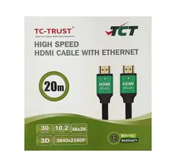 کابل HDMI 4K ورژن 2.0 تی سی تی TC-HCB200 طول 20 متر