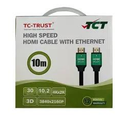 کابل HDMI 4K ورژن 2.0 تی سی تی TC-HCB100 طول 10 متر