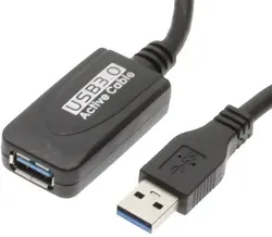 کابل افزایش طول اکتیو USB 3.0 فرانت مدل FN-U3CF50 طول 5 متر