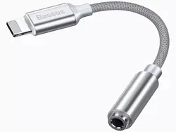 کابل تبدیل صدا Lightning به AUX باسئوس CALL3-02 طول 15 سانتی متر