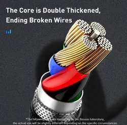 کابل تبدیل صدا Lightning به AUX باسئوس CALL3-02 طول 15 سانتی متر