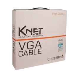 کابل VGA کی نت مدل K-CVGA0100 طول 10 متر