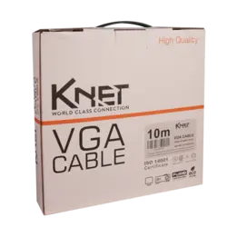 کابل VGA کی نت مدل K-CVGA0100 طول 10 متر