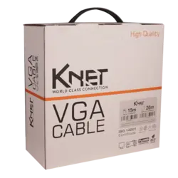کابل VGA کی نت مدل K-CVGA0150 طول 15 متر