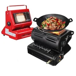 اجاق گاز و بخاری مسافرتی (دو حالته) YANCHUAN کد YC-808B